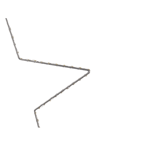Conjunto de 3 decorações de parede com LED em forma de estrela KUNNARI