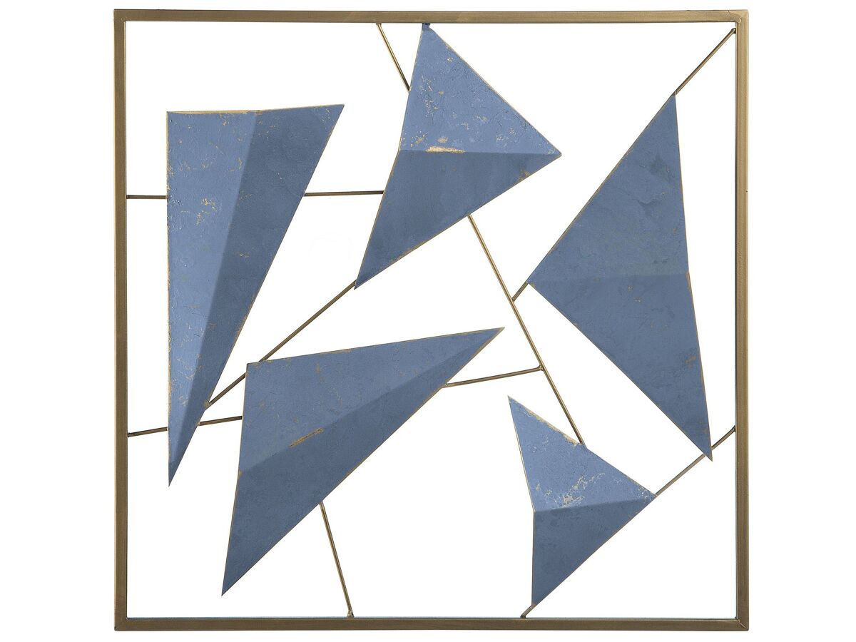 Beliani Decoración de pared ZINC