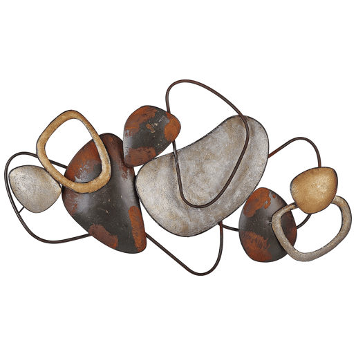 Decoração de parede COBALT Metal 50 cm Castanho Decoração de parede COBALT Metal 50 cm Castanho