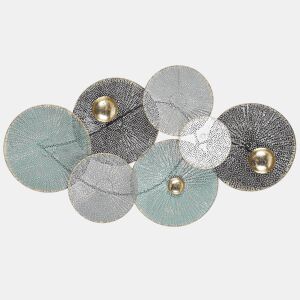 Decoração de parede POLONIUM Metal 49 cm Multicolor