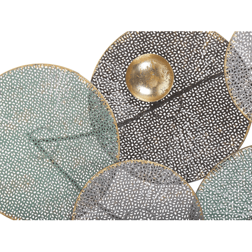 Decoração de parede POLONIUM Metal 49 cm Multicolor Decoração de parede POLONIUM Metal 49 cm Multicolor