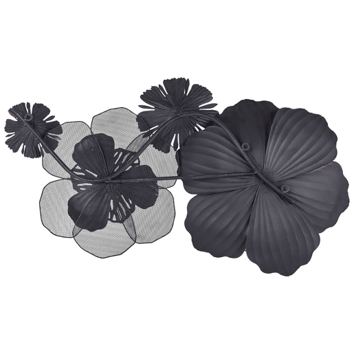Decoração de parede Flor SCANDIUM Metal 45 cm Vermelho