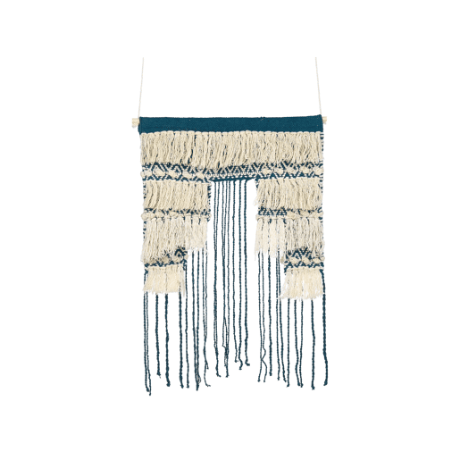 Decoração de parede em tecido NADRA Algodão 77 cm Creme claro