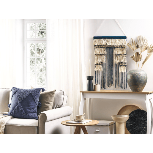 Decoração de parede em tecido NADRA Algodão 77 cm Creme claro