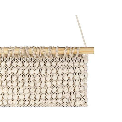 Decoração de parede em tecido GUJRAT Algodão 102 cm Creme