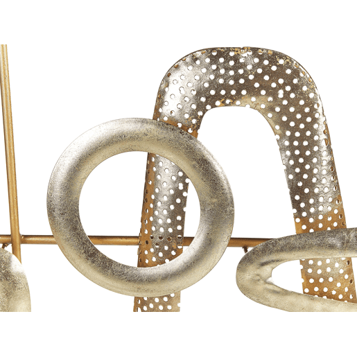 Decoração de parede MANGANESE Metal 50 cm Dourado