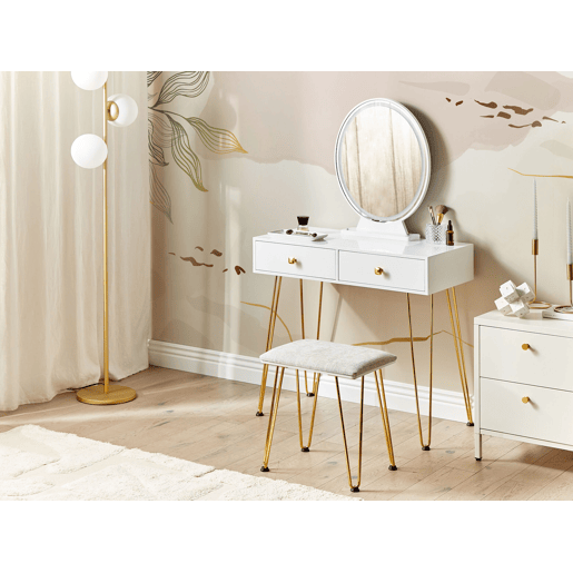 Toucador CAEN LED Branco