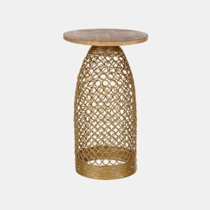 Mesa de apoio WAIHI Mangueira de mangueira Castanho