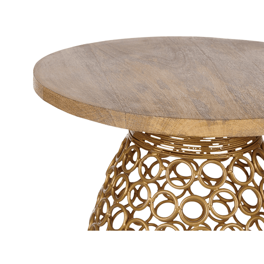 Mesa de apoio WAIHI Mangueira de mangueira Castanho