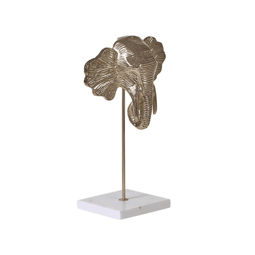 Acessório decorativo Elefante KASO Metal Dourado