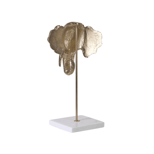 Acessório decorativo Elefante KASO Metal Dourado
