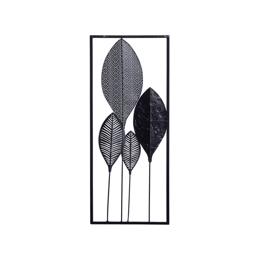 Decoração de parede Folha PLATINUM Metal 75 cm Multicolor