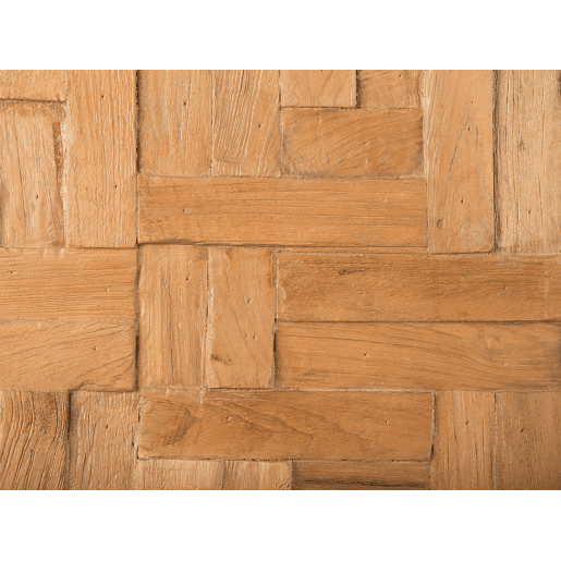 Decoração de parede TOLUCA Madeira de teca 40 cm Castanho