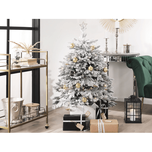 Árvore de Natal artificial com neve FORAKER 120 cm Branco Árvore de Natal artificial com neve FORAKER 120 cm Branco