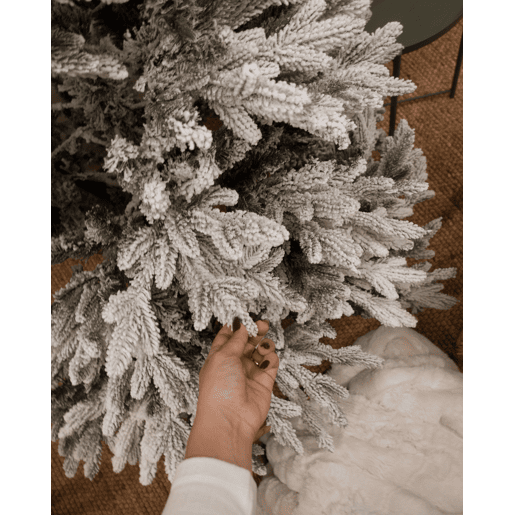 Árvore de Natal artificial com neve FORAKER 120 cm Branco Árvore de Natal artificial com neve FORAKER 120 cm Branco