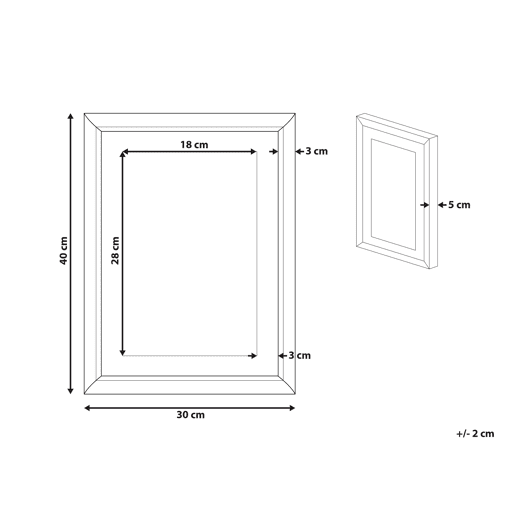 Beliani Impressão para parede com moldura KAYES Beliani Impressão para parede com moldura KAYES