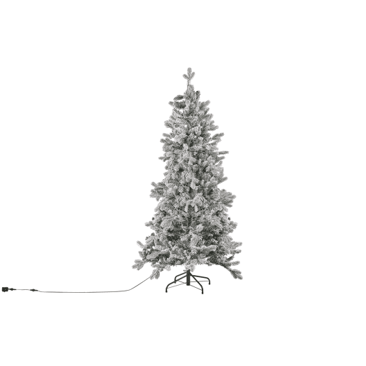 Árvore de Natal artificial com neve LED TATLOW 180 cm Verde