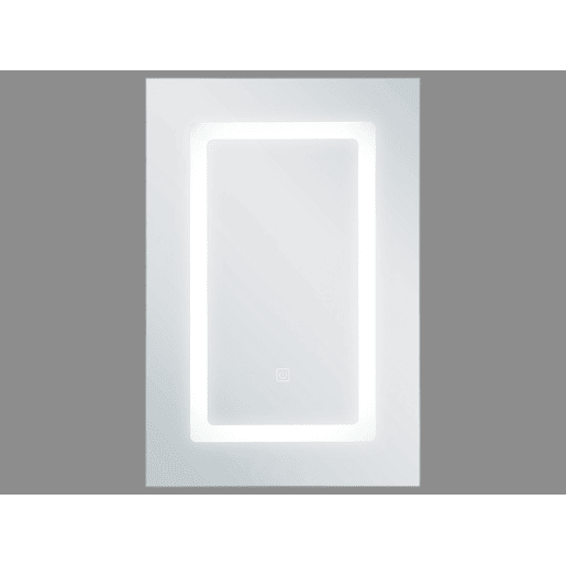 Móvel de casa de banho suspenso com espelho LED CONDOR 40 cm 60 cm Branco