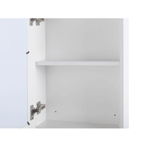 Móvel de casa de banho suspenso com espelho LED CONDOR 40 cm 60 cm Branco