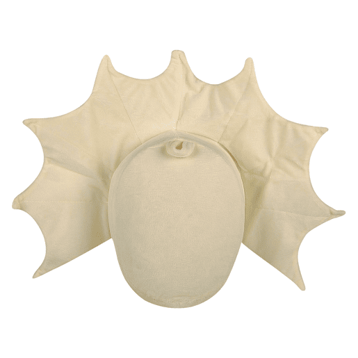 Decoração de parede para crianças Dinossauro REXX Algodão 29 cm Creme claro