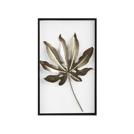 Decoração de parede Folha CURIUM Metal 50 cm Multicolor