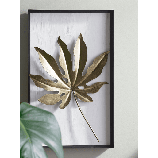 Decoração de parede Folha CURIUM Metal 50 cm Multicolor