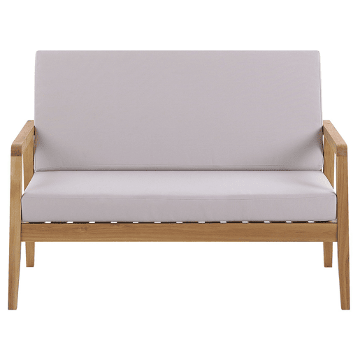 Conjunto de jardim com mesa 4 lugares PALLANO Madeira de acácia Taupe