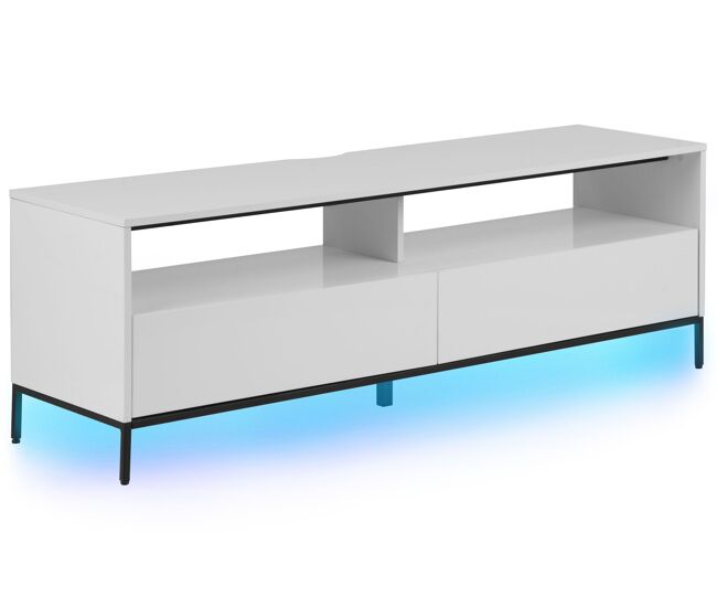 Mueble TV LED SYDNEY Blanco