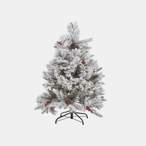 Árvore de Natal artificial com neve MASALA 120 cm Branco