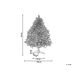 Beliani Árbol de Navidad MASALA Beliani Árbol de Navidad MASALA Blanco