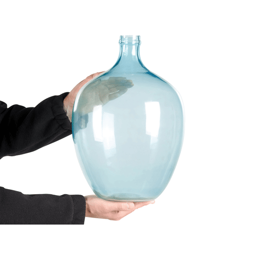 Jarro de flores ROTI Vidro 39 cm Azul claro