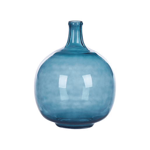 Jarro decorativo CHAPPATHI Vidro 31 cm Azul
