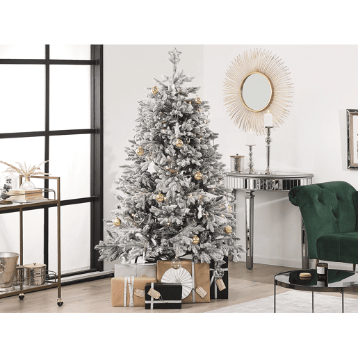 Árvore de Natal artificial com neve FORAKER 180 cm Branco