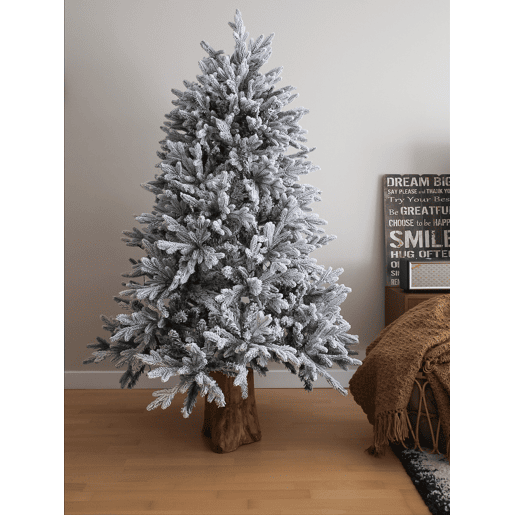 Árvore de Natal artificial com neve FORAKER 180 cm Branco