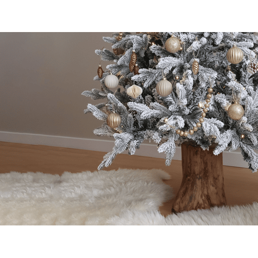 Árvore de Natal artificial com neve FORAKER 180 cm Branco