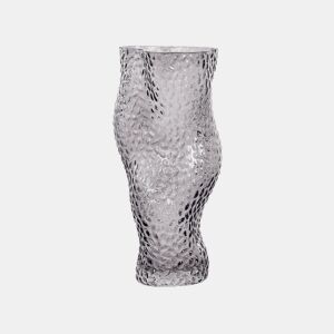 Jarro de flores DYTIKO Vidro 31 cm Cinzento