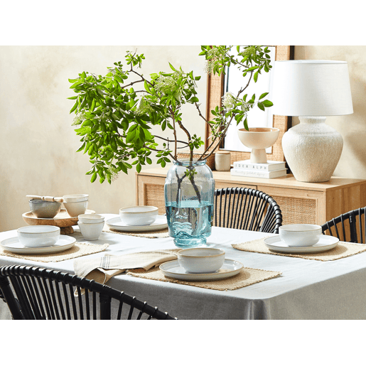 Jarro decorativo SAMBAR Vidro 31 cm Azul