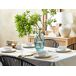 Beliani Jarrón decorativo SAMBAR Beliani Jarrón decorativo SAMBAR Azul