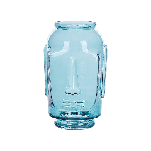 Jarro decorativo SAMBAR Vidro 31 cm Azul
