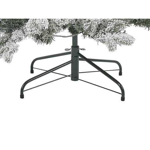 Árvore de Natal artificial com neve LED TATLOW 210 cm Verde