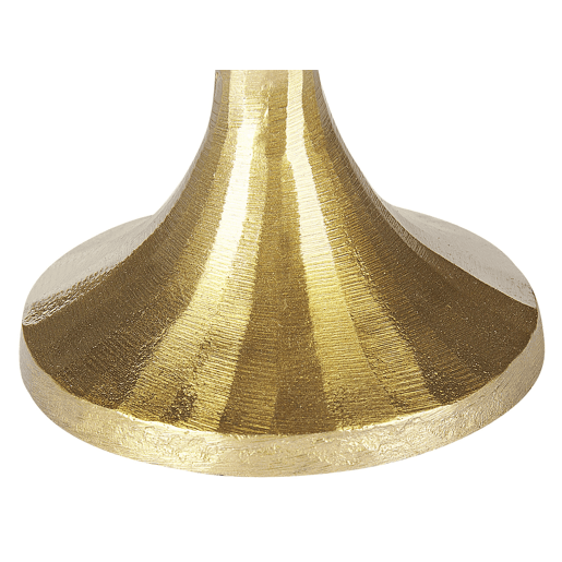 Conjunto de 3 castiçais ZIMBABWE Metal 36 cm Dourado
