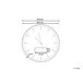 Beliani Reloj de pared BRUGG Beliani Reloj de pared BRUGG Dorado