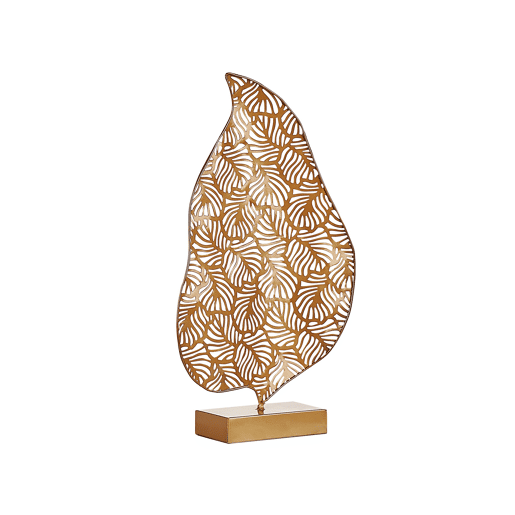 Acessório decorativo Folha LITHIUM Metal Dourado
