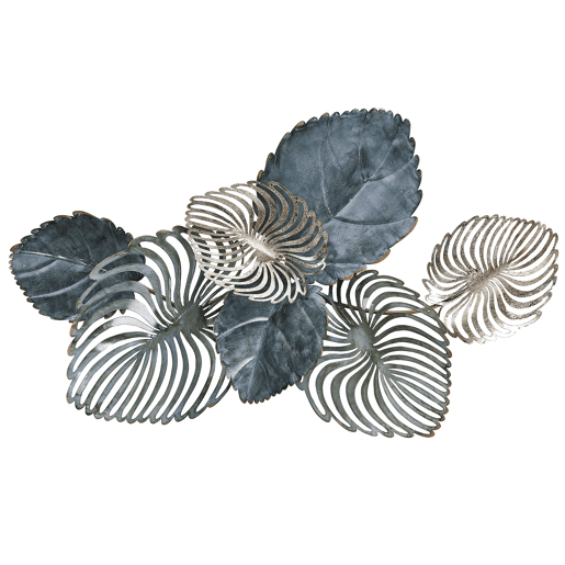 Decoração de parede Folha MAGNESIUM Metal 55 cm Dourado