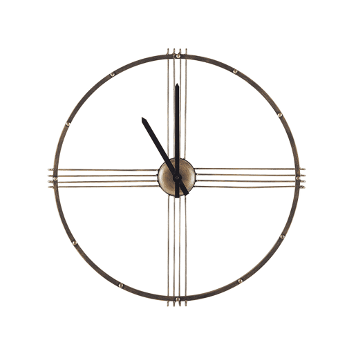 Relógio de parede ASCONA 64 cm Metal Dourado