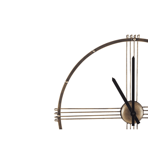 Relógio de parede ASCONA 64 cm Metal Dourado
