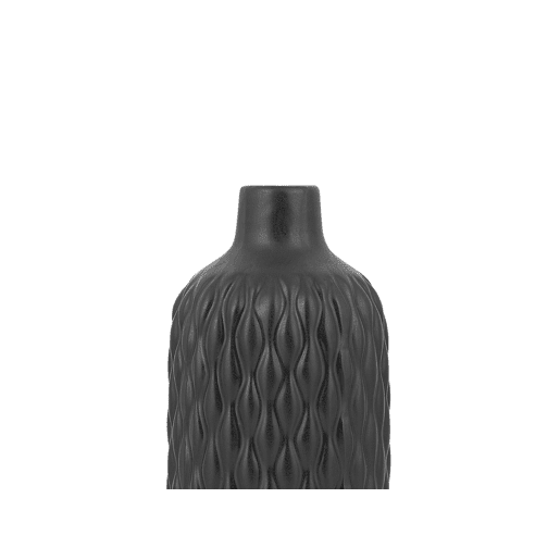 Jarro decorativo EMAR Grés 31 cm Preto