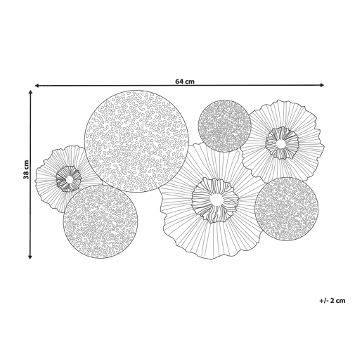 Beliani Decoração de parede ZIRCONIUM Beliani Decoração de parede ZIRCONIUM