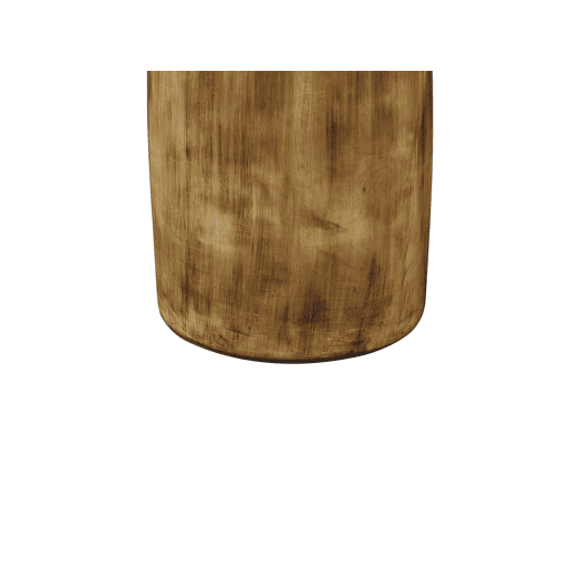Jarro decorativo CYRENE Cerâmica 50 cm Castanho escuro