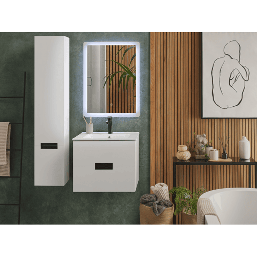 Conjunto de móveis de casa de banho TUDELA Branco
